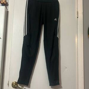 Gray adidas soccer training pants